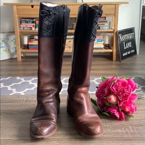 Wolverine Black and Brown Heeled Boots